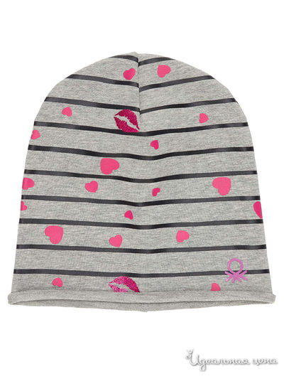 Шапка United Colors Of Benetton, цвет серый