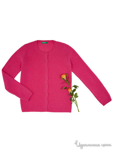 Кардиган United Colors Of Benetton, цвет фуксия
