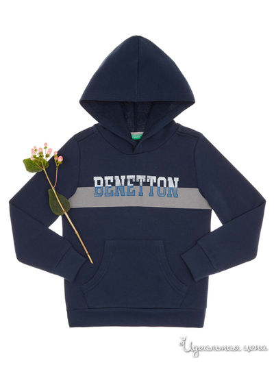 Толстовка United Colors Of Benetton, цвет темно-синий