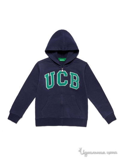 Толстовка United Colors Of Benetton, цвет темно-синий