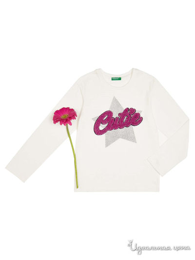 Лонгслив United Colors Of Benetton, цвет белый