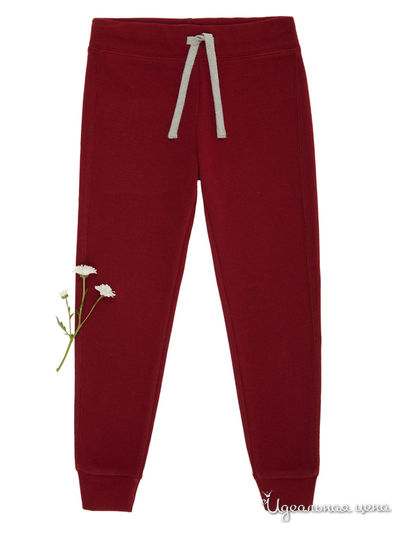 Брюки United Colors Of Benetton, цвет бордовый