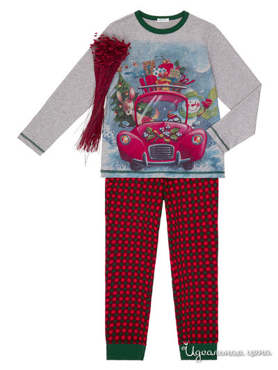 Пижама United Colors Of Benetton, цвет серый