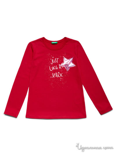 Лонгслив United Colors Of Benetton, цвет красный