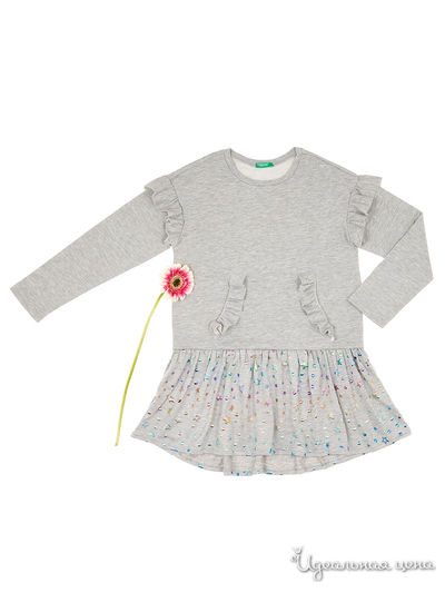 Платье United Colors Of Benetton, цвет серый