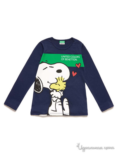 Лонгслив United Colors Of Benetton, цвет темно-синий