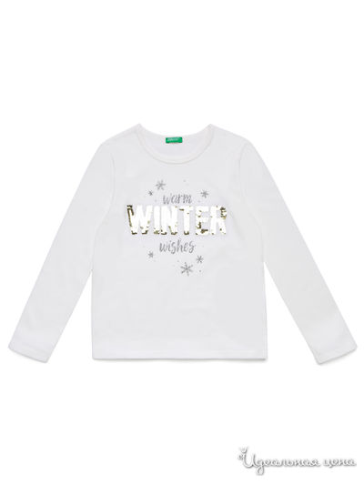 Лонгслив United Colors Of Benetton, цвет белый