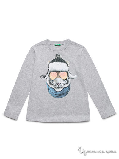 Лонгслив United Colors Of Benetton, цвет серый