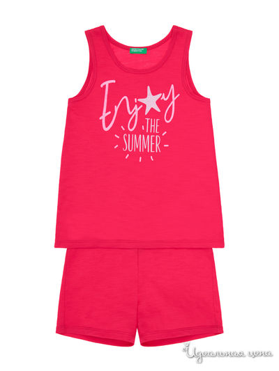 Пижама United Colors Of Benetton, цвет фуксия