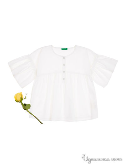 Блуза United Colors Of Benetton, цвет белый