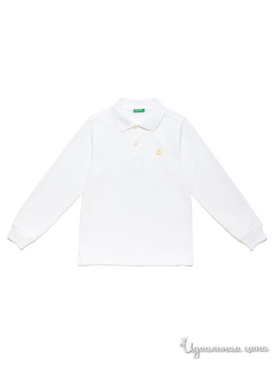 Поло United Colors Of Benetton, цвет белый