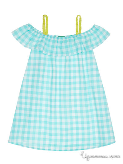 Платье United Colors Of Benetton, цвет голубой