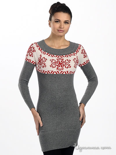 Платье F5jeans, цвет цвет серый