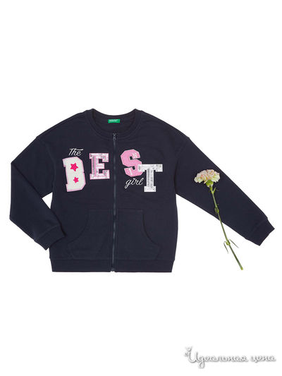 Толстовка United Colors Of Benetton, цвет темно-синий