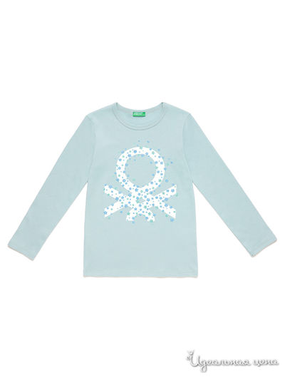 Лонгслив United Colors Of Benetton, цвет голубой