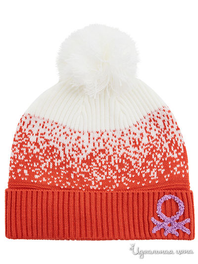 Шапка United Colors Of Benetton, цвет красный