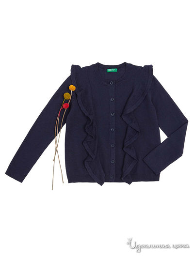 Кардиган United Colors Of Benetton, цвет темно-синий