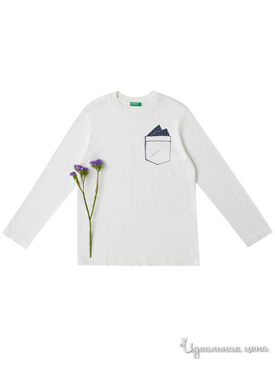 Лонгслив United Colors Of Benetton, цвет серый