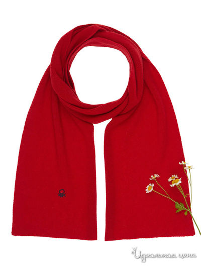 Шарф United Colors Of Benetton, цвет красный