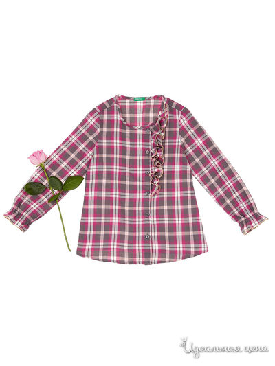 Рубашка United Colors Of Benetton, цвет розовый