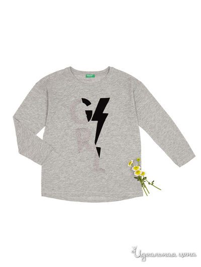 Лонгслив United Colors Of Benetton, цвет серый