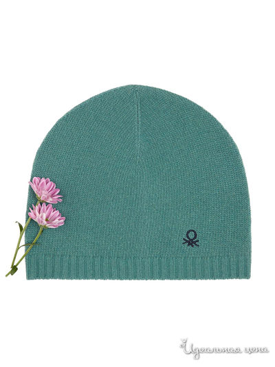 Шапка United Colors Of Benetton, цвет зеленый