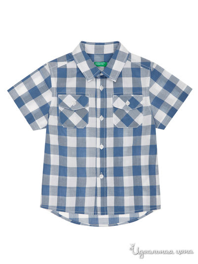 Рубашка United Colors Of Benetton, цвет синий