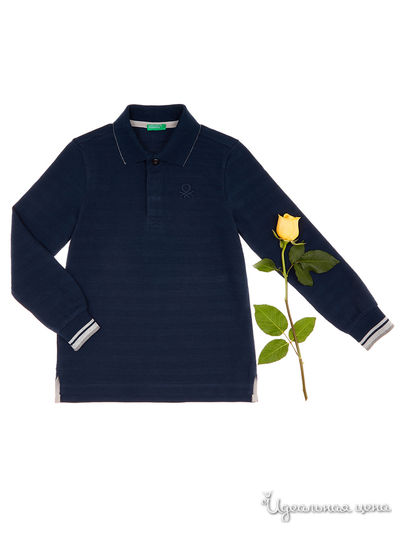 Поло United Colors Of Benetton, цвет темно-синий