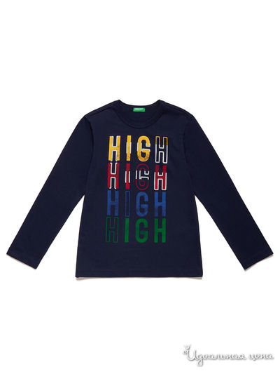 Лонгслив United Colors Of Benetton, цвет темно-синий