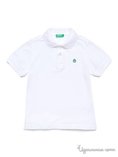 Поло United Colors Of Benetton, цвет белый