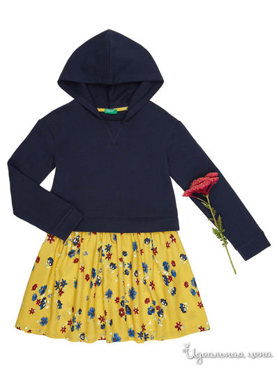 Платье United Colors Of Benetton, цвет синий