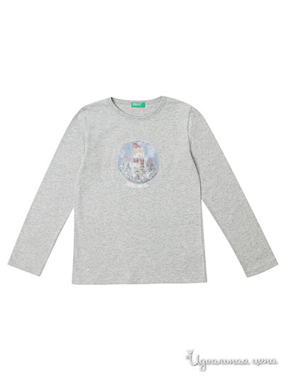 Лонгслив United Colors Of Benetton, цвет серый