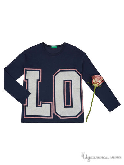 Лонгслив United Colors Of Benetton, цвет темно-синий