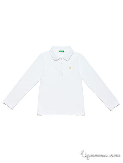 Поло United Colors Of Benetton, цвет белый