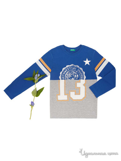 Лонгслив United Colors Of Benetton, цвет синий