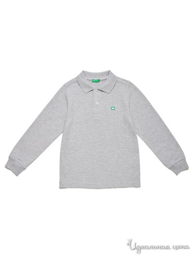 Поло United Colors Of Benetton, цвет серый