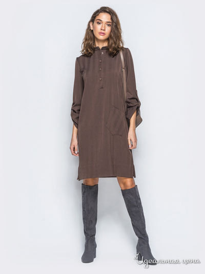 Платье Dressa, цвет коричневый