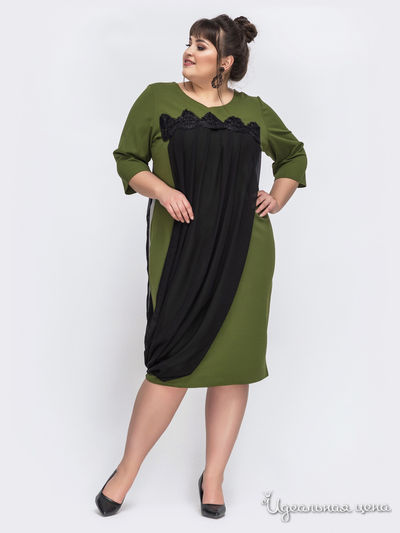 Платье Dressa, цвет хаки