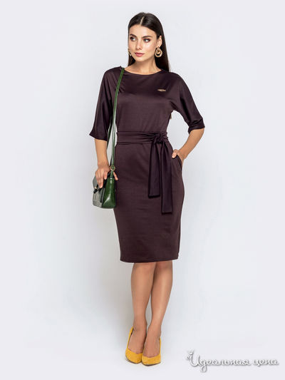 Платье Dressa, цвет коричневый