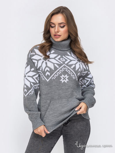 Свитер Dressa, цвет серый