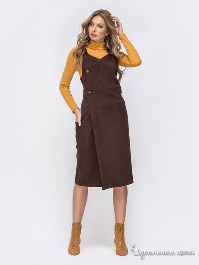 Сарафан Dressa, цвет коричневый