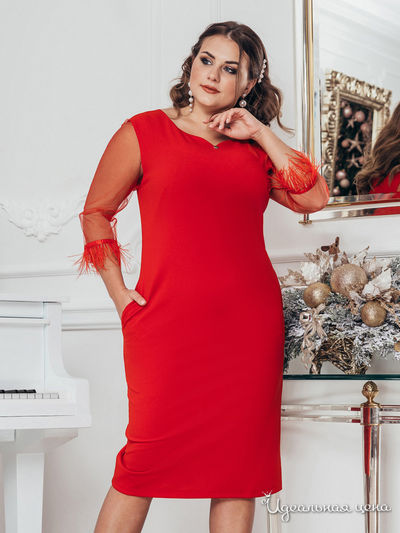 Платье Dressa, цвет красный
