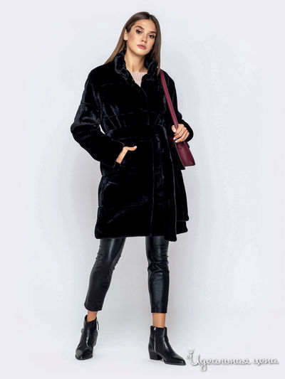Шуба Dressa, цвет черный