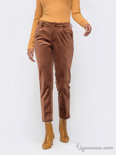 Брюки Dressa, цвет коричневый