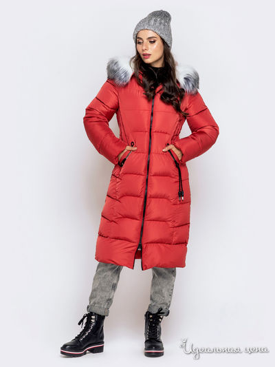 Пальто Dressa, цвет красный