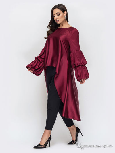 Блуза Dressa, цвет бордовый