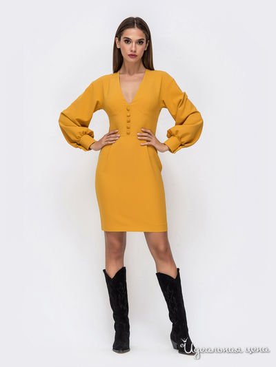 Платье Dressa, цвет желтый