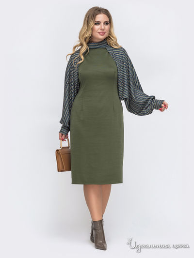 Платье Dressa, цвет хаки