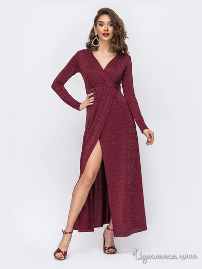 Платье Dressa, цвет бордовый