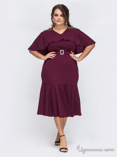 Платье Dressa, цвет бордовый